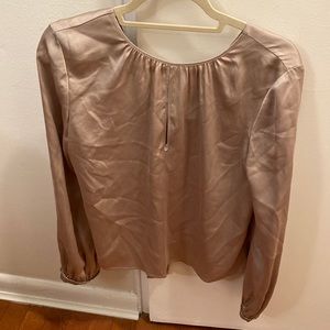 Intermix ivory silky  blouse S